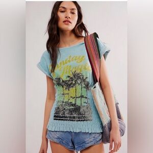 ⭐️Free People SadieTowel Terry Smocked Top⭐️